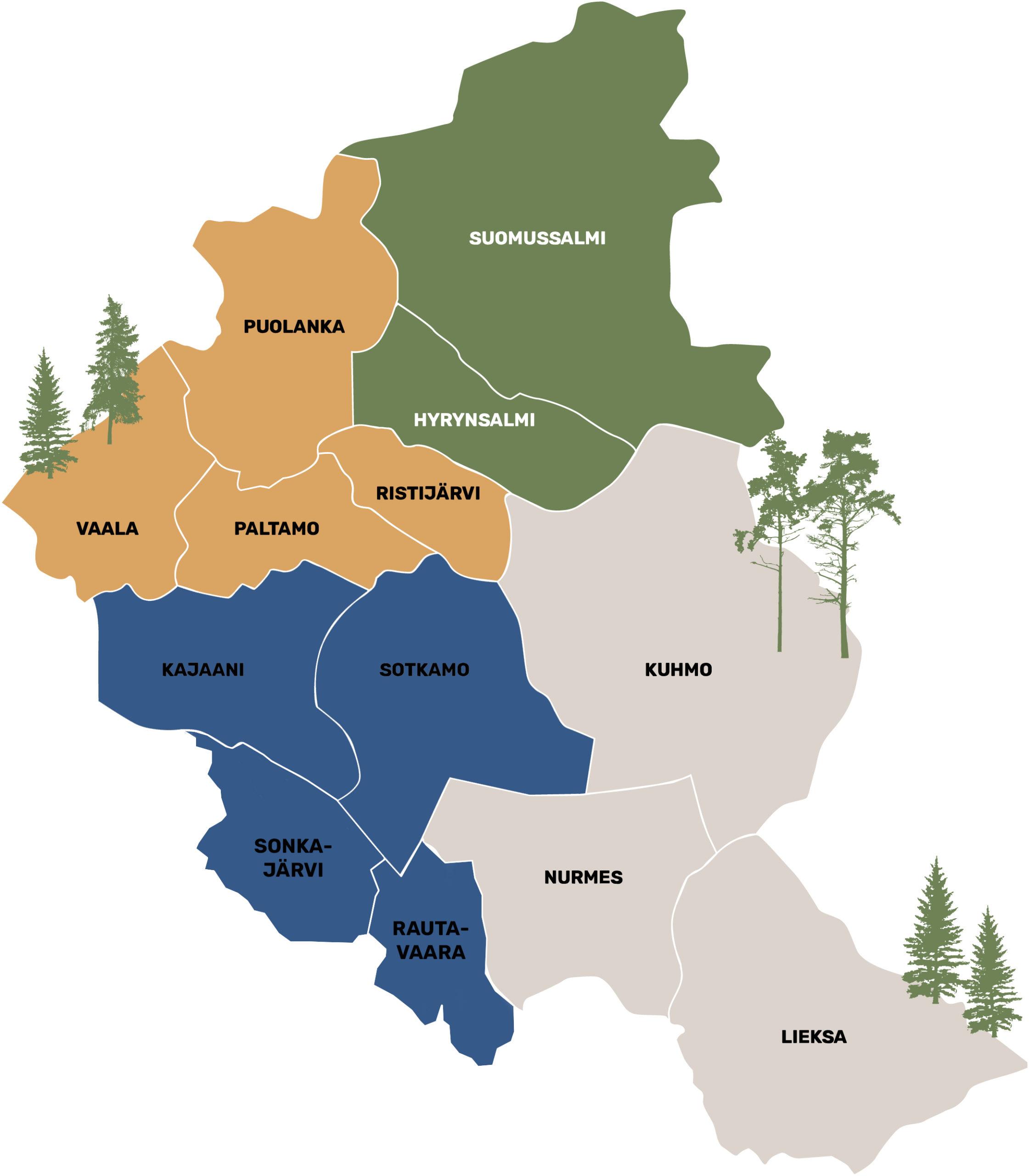 Kuhmo-oy-hankinta-alue-2023 Karhu selällään | Kuhmo